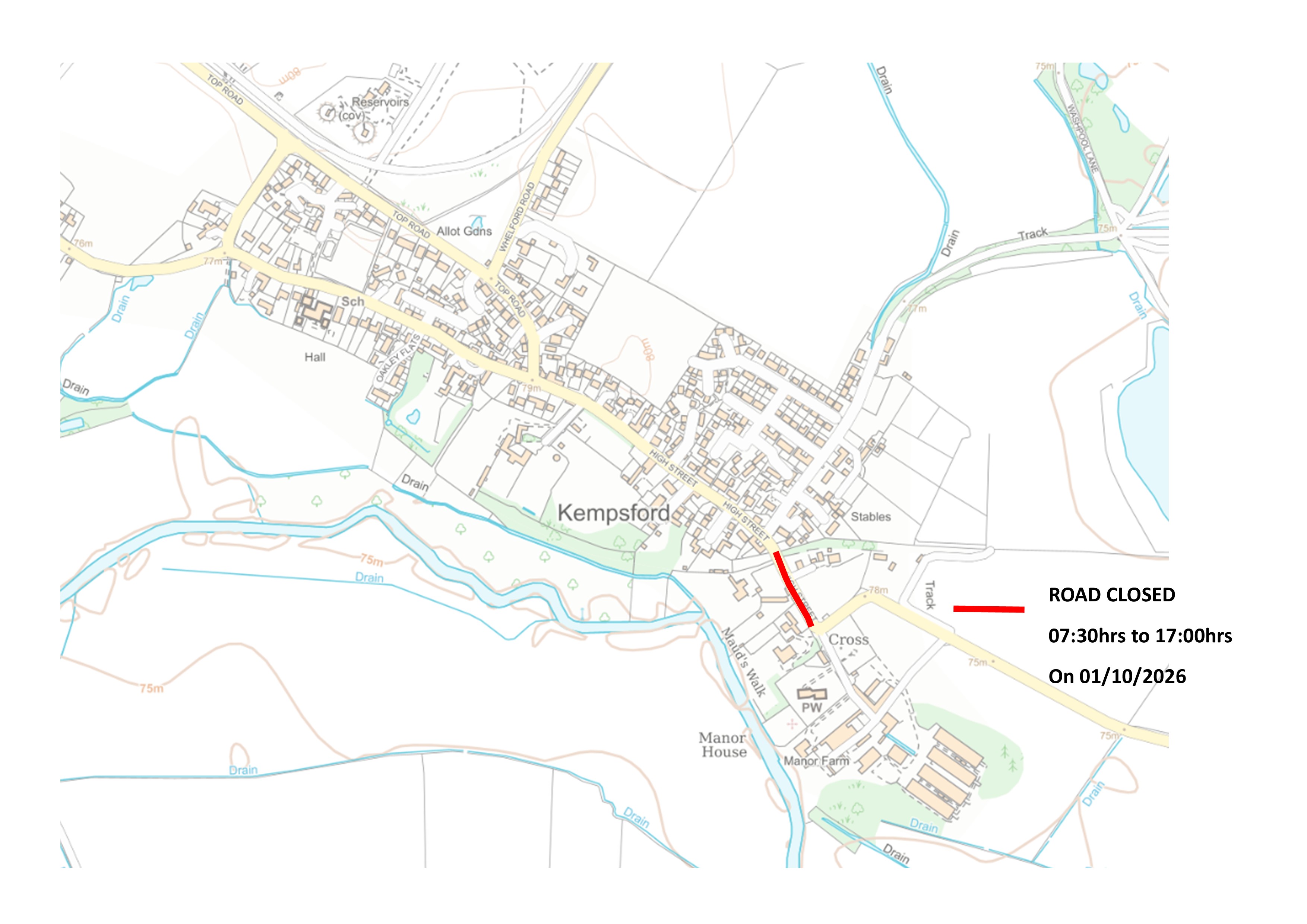 Road closure map 01 10 26