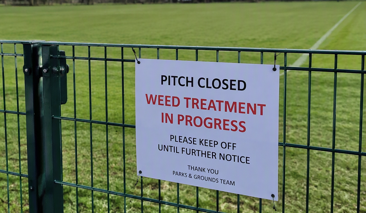 Sports Pitch Weed Treatment - Postponed